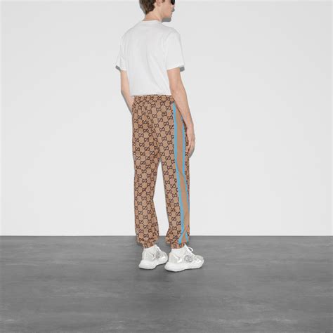 Technical jersey GG print jogging pant 